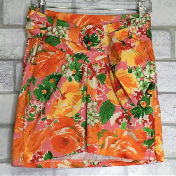 Zara Dresses & Skirts - Nwts Zara limited edition orange floral skirt szM